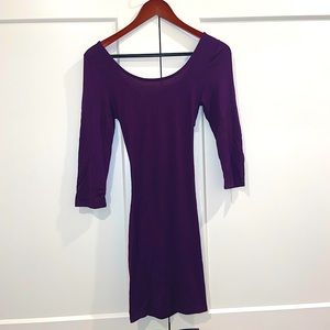 Women’s Purple TOBI Cutout Bodycon Dress Size Large